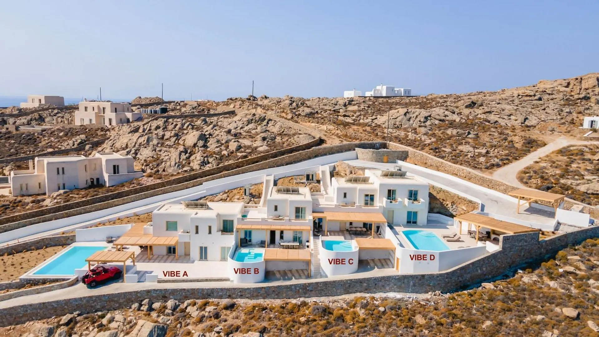 Villa Vibe B - Hot Tub - Mg Villas Mykonos Town